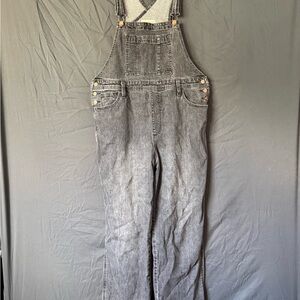Universal Thread Charcoal Denim Overalls